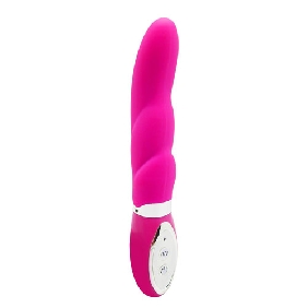 10-Mode Silicone Pink Waterproof G-Spot Vibrator