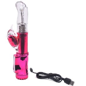 USB Rechargeable Electroplating Pearls G-Spot Vibrator