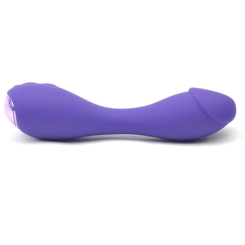 10-Speed Flexible Purple Silicone Realistic Dildo Vibrator