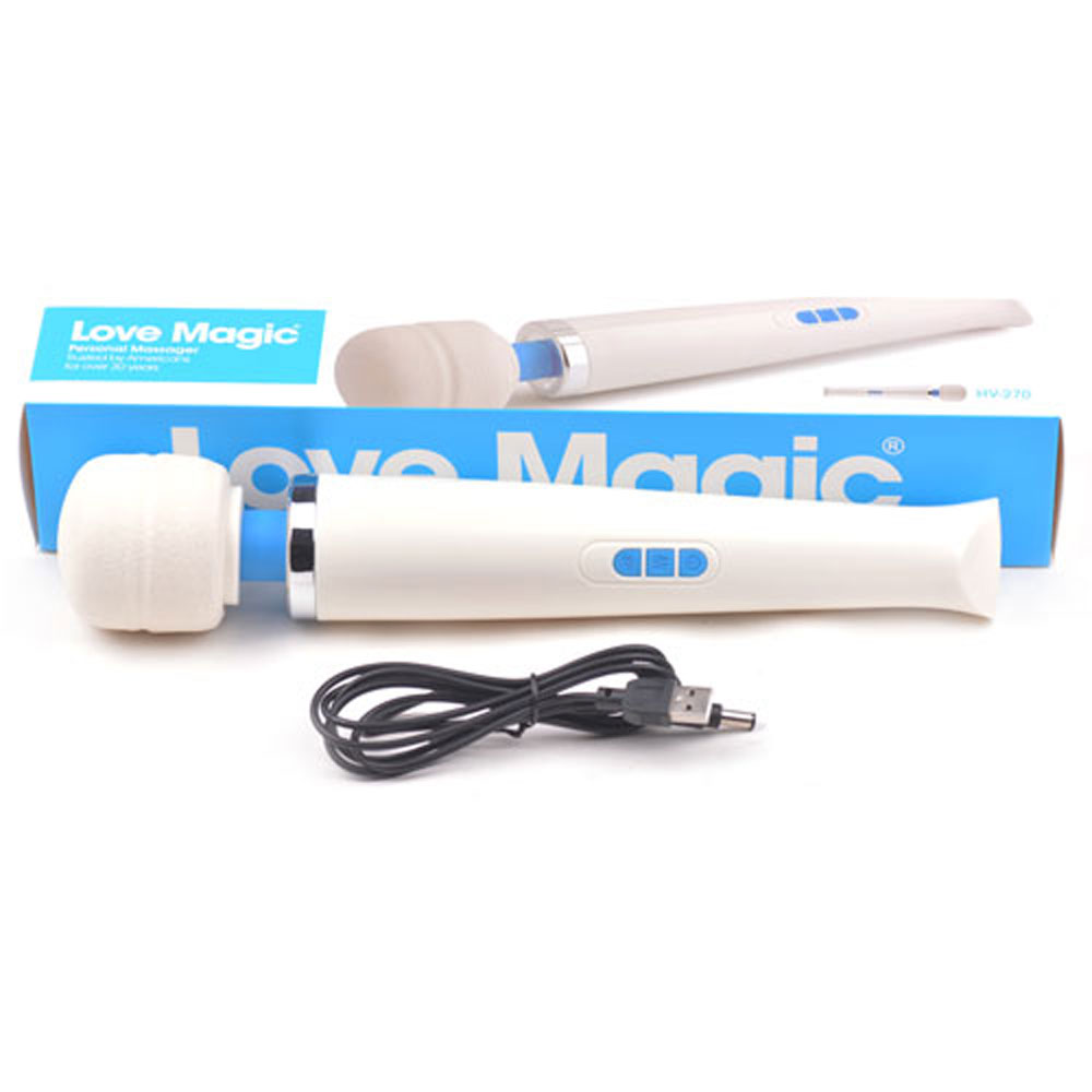 USB Rechargeable Magic Wand Massager with Strong Vibration