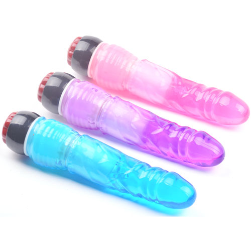 8'' Purple Color Cheap Realistic Dildo Vibrator