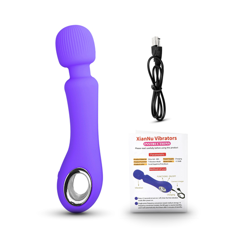 7 Speeds Rechargeable Silicone Wand Massager - Click Image to Close