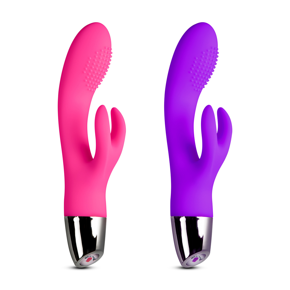 9 Speeds Rechargeable Silicone Rabbit G-Spot Vibrator